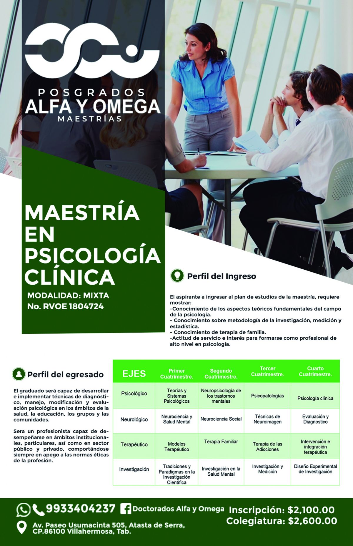 Maestrías – Alfa Y Omega Posgrado